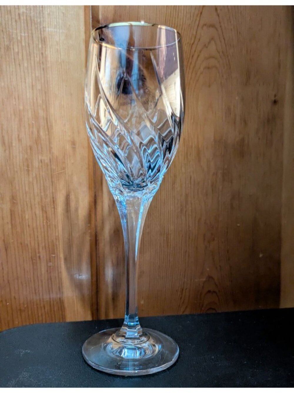 Mikasa Preview Gold Trim Crystal Wine Goblet Elegant Stemware Replacement